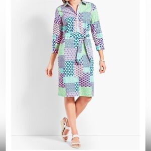 Talbots Belted Shirt Dress size 6 petites